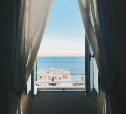 Bright and fully furnished Tangier living room for long-term lease