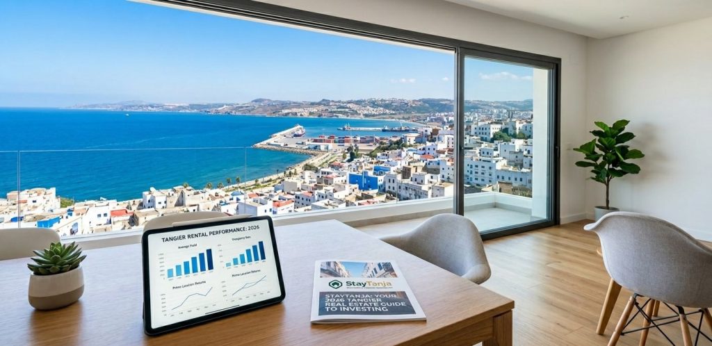 Luxury apartment with sea view in tangier managed by StayTanja