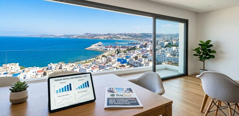 Luxury apartment with sea view in tangier managed by StayTanja